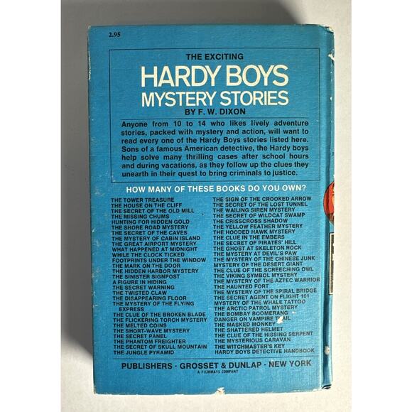 The Hardy Boys 2: The House On The Cliff by Franklin W. Dixon 1959 1st Edition - Picture 2 of 9